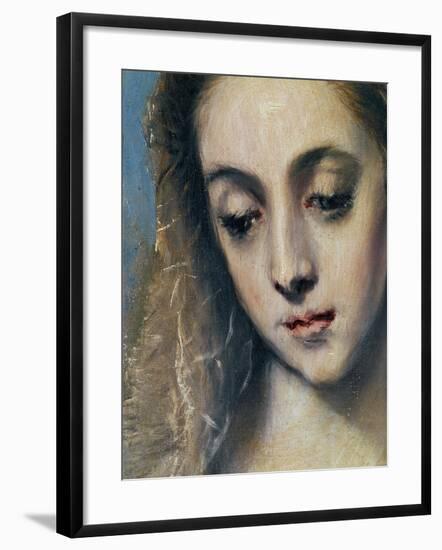 Holy Family with Saint Anne-El Greco-Framed Giclee Print