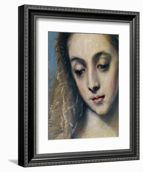 Holy Family with Saint Anne-El Greco-Framed Giclee Print