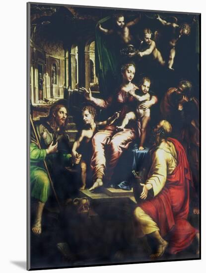 Holy Family with Saints-Giulio Romano-Mounted Giclee Print