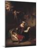 Holy Family-Rembrandt van Rijn-Mounted Art Print