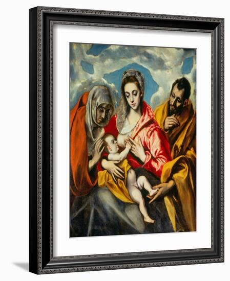 Holy Family-El Greco-Framed Giclee Print