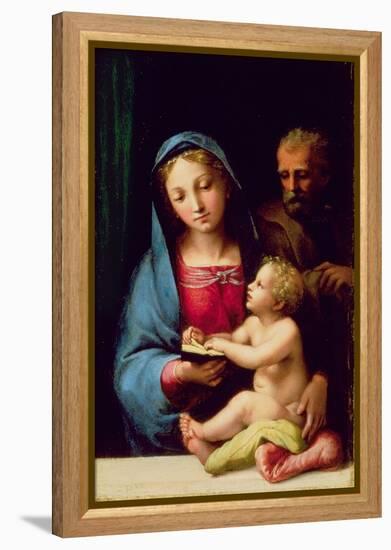 Holy Family-Giulio Romano-Framed Premier Image Canvas