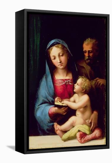 Holy Family-Giulio Romano-Framed Premier Image Canvas