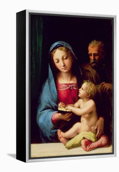 Holy Family-Giulio Romano-Framed Premier Image Canvas