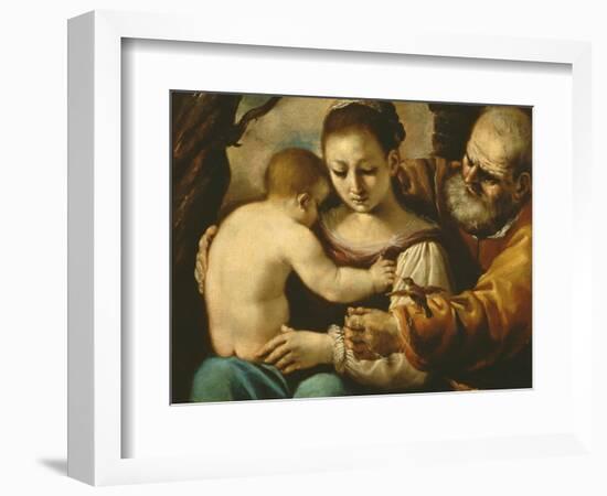 Holy Family-Guercino-Framed Giclee Print