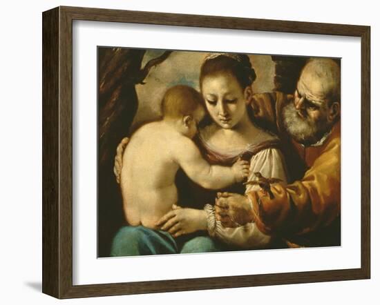 Holy Family-Guercino-Framed Giclee Print