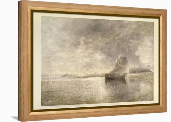 Holy Island Castle, Northumbria, C.1882-3-Alfred William Hunt-Framed Premier Image Canvas