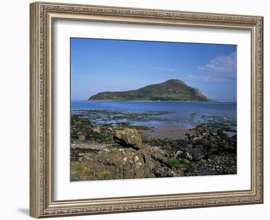 Holy Island from the Isle of Arran, Strathclyde, Scotland, United Kingdom-Roy Rainford-Framed Photographic Print