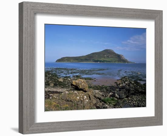 Holy Island from the Isle of Arran, Strathclyde, Scotland, United Kingdom-Roy Rainford-Framed Photographic Print