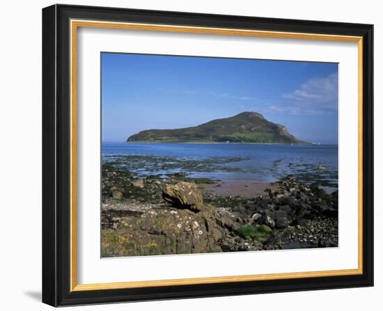 Holy Island from the Isle of Arran, Strathclyde, Scotland, United Kingdom-Roy Rainford-Framed Photographic Print