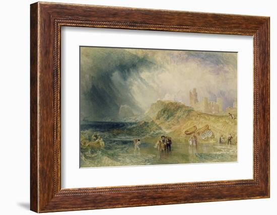 Holy Island, Northumberland, 1820-J M W Turner-Framed Giclee Print