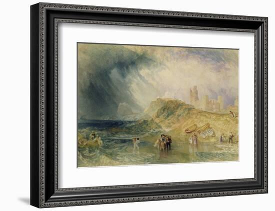 Holy Island, Northumberland, 1820-J M W Turner-Framed Giclee Print