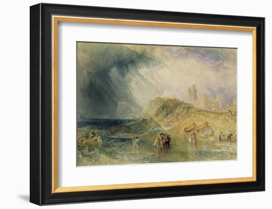 Holy Island, Northumberland, 1820-J M W Turner-Framed Giclee Print