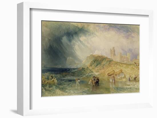 Holy Island, Northumberland, 1820-J M W Turner-Framed Giclee Print