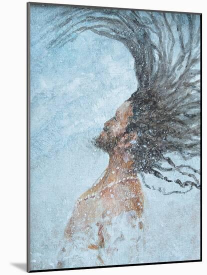 Holy Man in the Ganges-Lincoln Seligman-Mounted Giclee Print
