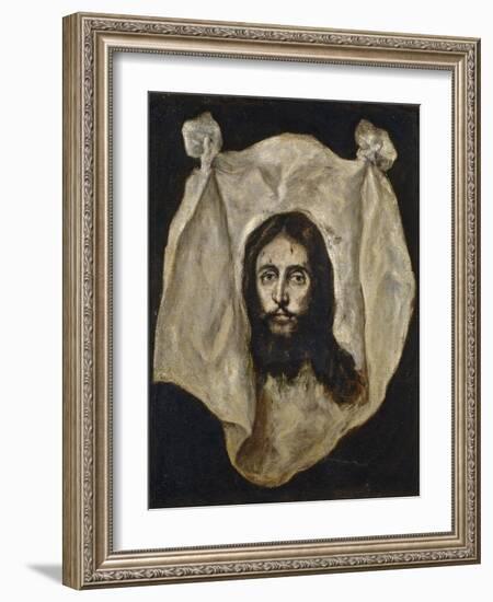 Holy Mandylion (The Vernicl), 1586-1595-El Greco-Framed Giclee Print