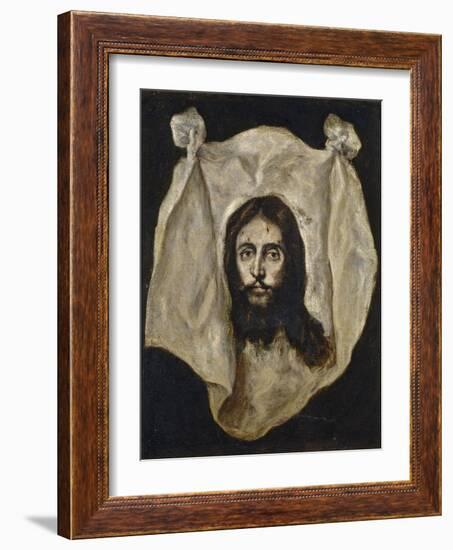 Holy Mandylion (The Vernicl), 1586-1595-El Greco-Framed Giclee Print