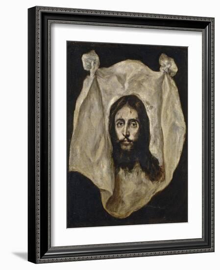 Holy Mandylion (The Vernicl), 1586-1595-El Greco-Framed Giclee Print