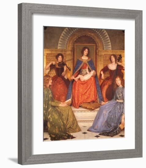 Holy Motherhood, 1902-Thomas Cooper Gotch-Framed Art Print