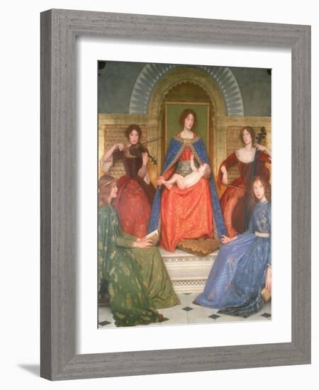 Holy Motherhood, C.1902-Thomas Cooper Gotch-Framed Giclee Print