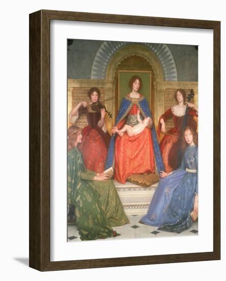 Holy Motherhood, C.1902-Thomas Cooper Gotch-Framed Giclee Print