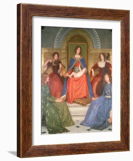 Holy Motherhood, C.1902-Thomas Cooper Gotch-Framed Giclee Print