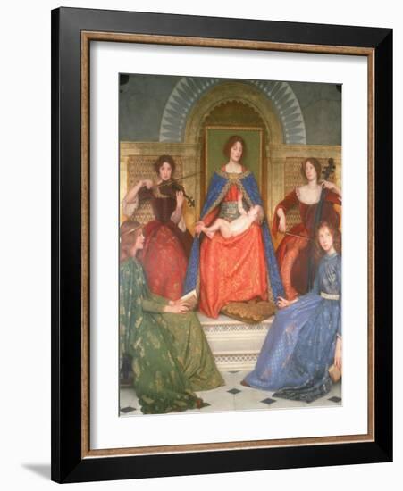 Holy Motherhood, C.1902-Thomas Cooper Gotch-Framed Giclee Print