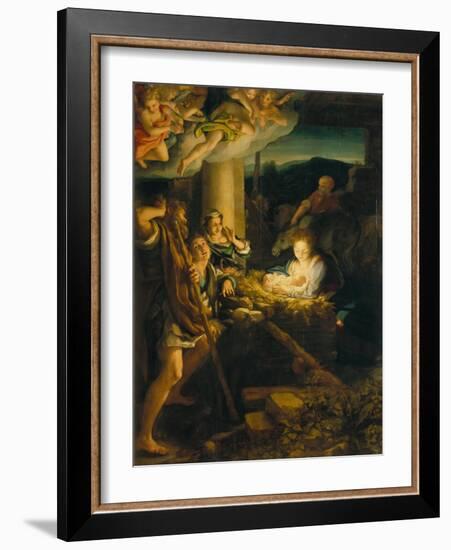 Holy Night-Antonio Allegri Da Correggio-Framed Giclee Print