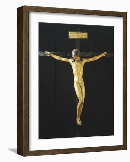 Holy Spirit Crucifix, Circa 1493-Michelangelo Buonarroti-Framed Giclee Print