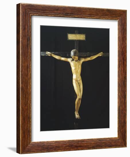 Holy Spirit Crucifix, Circa 1493-Michelangelo Buonarroti-Framed Giclee Print