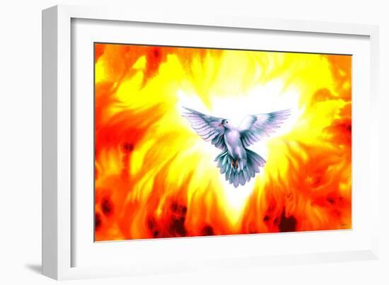 Holy Spirit Fire-Spencer Williams-Framed Giclee Print