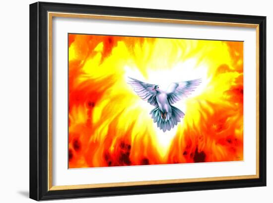 Holy Spirit Fire-Spencer Williams-Framed Giclee Print