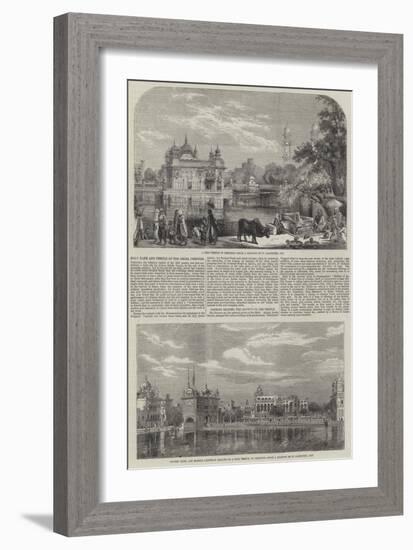 Holy Tank and Temple of the Sikhs-William Carpenter-Framed Giclee Print