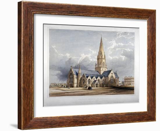 Holy Trinity Church, Hartland Road, Hampstead, London, 1850-George Hawkins-Framed Giclee Print