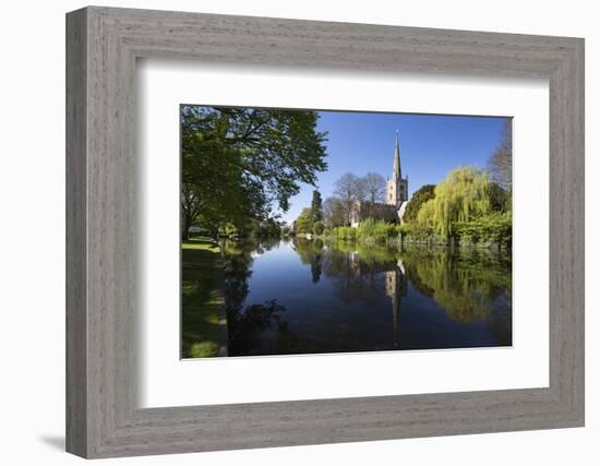 Holy Trinity Church on the River Avon, Stratford-Upon-Avon, Warwickshire, England, United Kingdom-Stuart Black-Framed Photographic Print