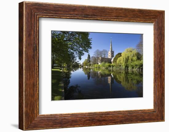 Holy Trinity Church on the River Avon, Stratford-Upon-Avon, Warwickshire, England, United Kingdom-Stuart Black-Framed Photographic Print