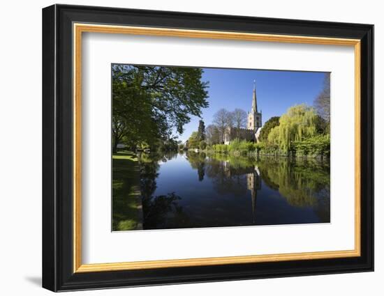 Holy Trinity Church on the River Avon, Stratford-Upon-Avon, Warwickshire, England, United Kingdom-Stuart Black-Framed Photographic Print