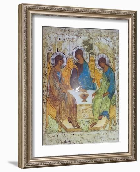 Holy Trinity-Andrey Rublyov-Framed Art Print