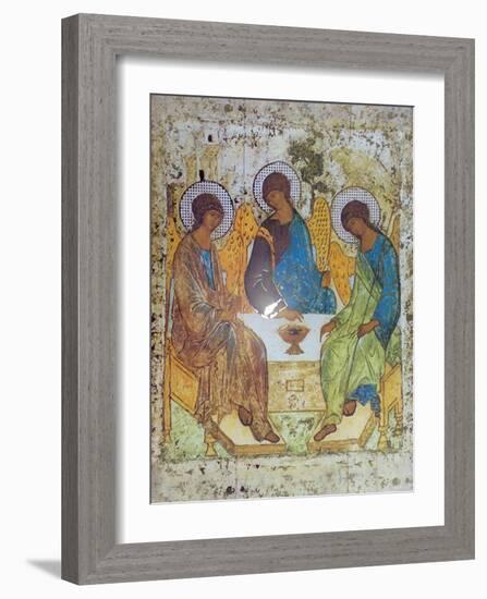 Holy Trinity-Andrey Rublyov-Framed Art Print