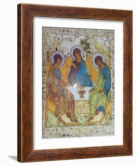 Holy Trinity-Andrey Rublyov-Framed Art Print