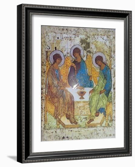 Holy Trinity-Andrey Rublyov-Framed Art Print