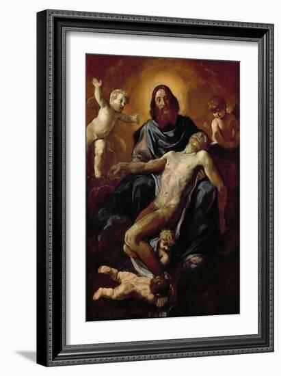 Holy Trinity-Simone Cantarini-Framed Giclee Print