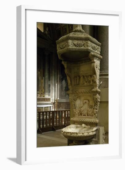 Holy Water Font-null-Framed Giclee Print