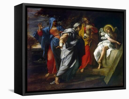 Holy Women at Christ' S Tomb, Second Half of the 16th Century-Annibale Carracci-Framed Premier Image Canvas