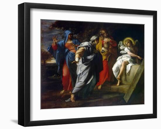 Holy Women at Christ' S Tomb, Second Half of the 16th Century-Annibale Carracci-Framed Giclee Print