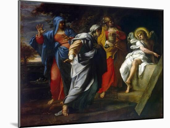 Holy Women at Christ' S Tomb, Second Half of the 16th Century-Annibale Carracci-Mounted Giclee Print