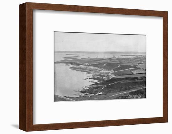'Holyhead - The Breakwater', 1895-Unknown-Framed Photographic Print
