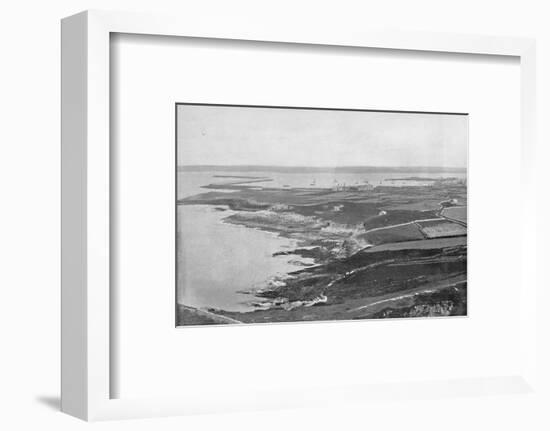 'Holyhead - The Breakwater', 1895-Unknown-Framed Photographic Print