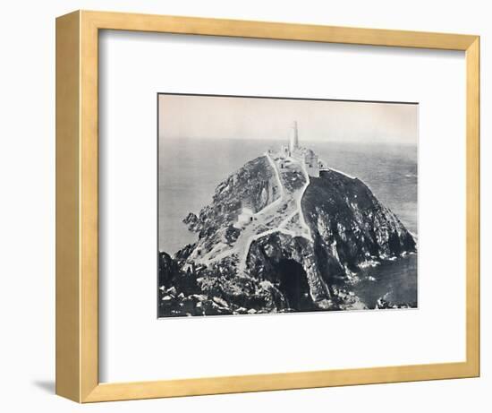 'Holyhead - The South Stack, Lighthouse', 1895-Unknown-Framed Photographic Print