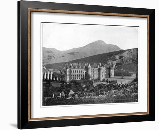 Holyrood Palace, Edinburgh, Scotland, Late 19th Century-John L Stoddard-Framed Giclee Print